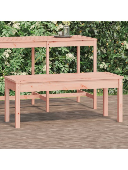 Zahradní lavice 109 x 44 x 45 cm masivní dřevo douglasky