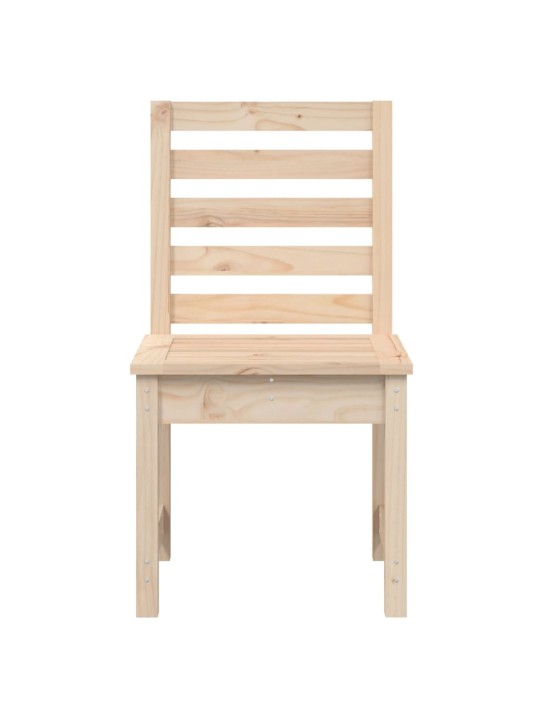 Zahradní židle 2 ks 50x48x91,5 cm masivní borové dřevo