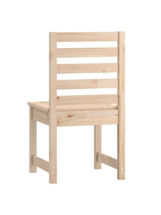 Zahradní židle 2 ks 50x48x91,5 cm masivní borové dřevo