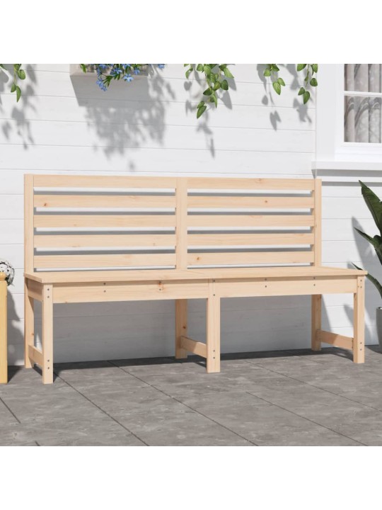 Zahradní lavice 157,5 cm masivní borové dřevo