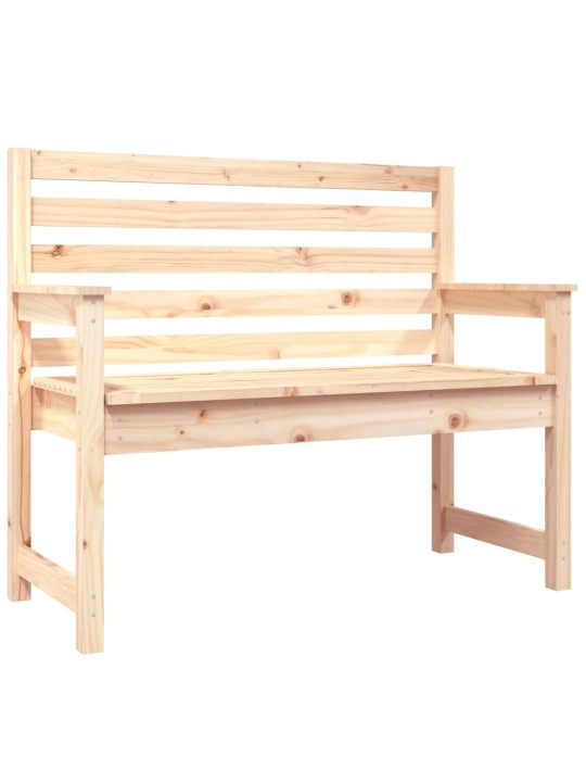 Zahradní lavice 109 x 48 x 91,5 cm masivní borové dřevo