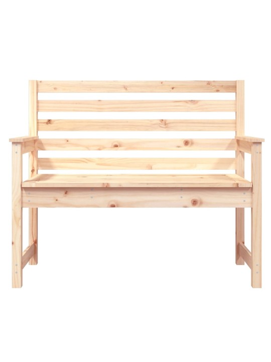 Zahradní lavice 109 x 48 x 91,5 cm masivní borové dřevo