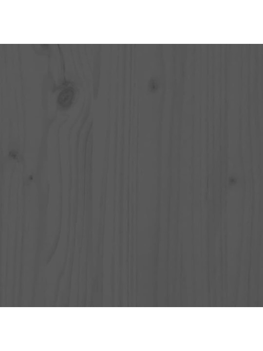 Zahradní lavice šedá 109 x 48 x 91,5 cm masivní borové dřevo