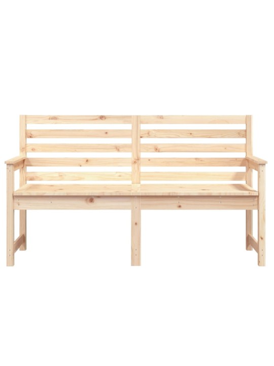 Zahradní lavice 159,5 x 48 x 91,5 cm masivní borové dřevo