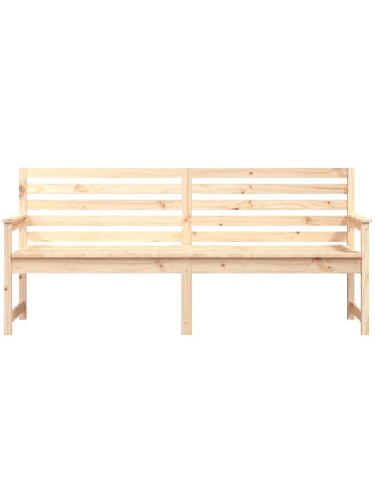 Zahradní lavice 203,5 x 48 x 91,5 cm masivní borové dřevo