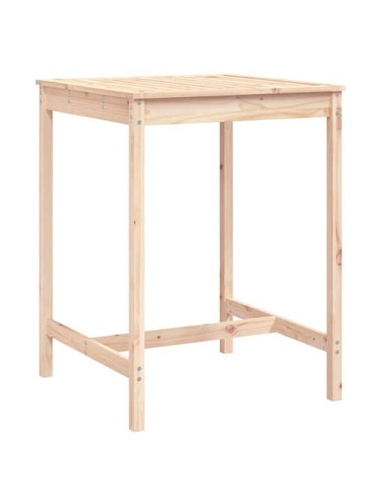 Zahradní stůl 82,5 x 82,5 x 110 cm masivní borové dřevo