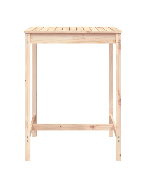 Zahradní stůl 82,5 x 82,5 x 110 cm masivní borové dřevo