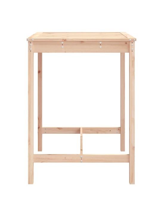 Zahradní stůl 82,5 x 82,5 x 110 cm masivní borové dřevo