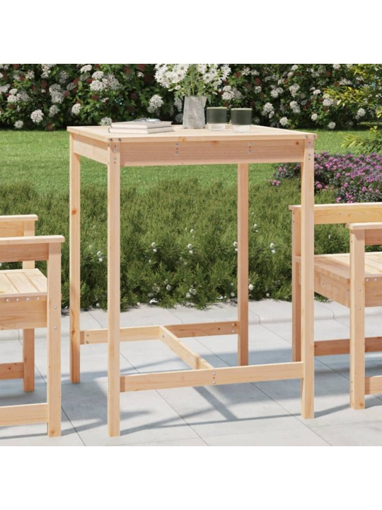 Zahradní stůl 82,5 x 82,5 x 110 cm masivní borové dřevo
