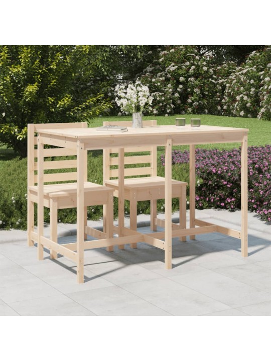 Zahradní stůl 159,5 x 82,5 x 110 cm masivní borové dřevo