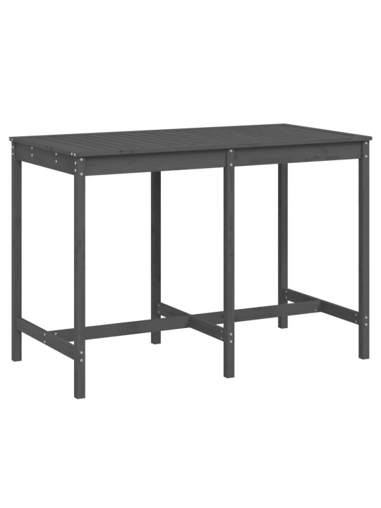 Zahradní stůl šedý 159,5 x 82,5 x 110 cm masivní borové dřevo