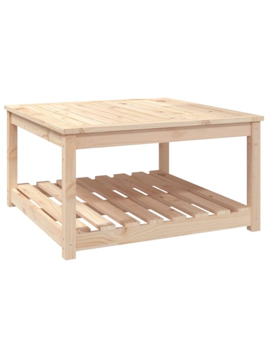 Zahradní stůl 82,5 x 82,5 x 45 cm masivní borové dřevo