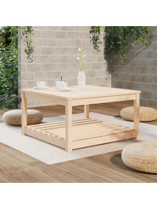 Zahradní stůl 82,5 x 82,5 x 45 cm masivní borové dřevo