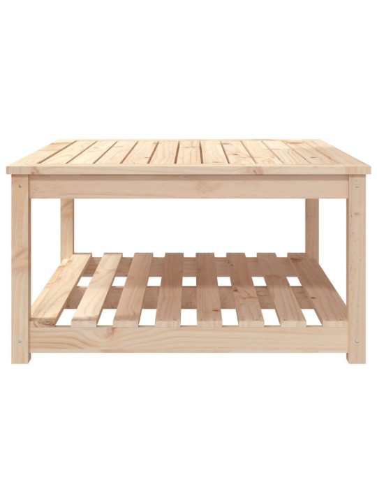 Zahradní stůl 82,5 x 82,5 x 45 cm masivní borové dřevo