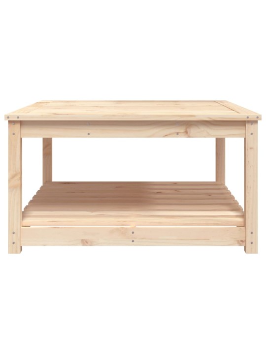 Zahradní stůl 82,5 x 82,5 x 45 cm masivní borové dřevo