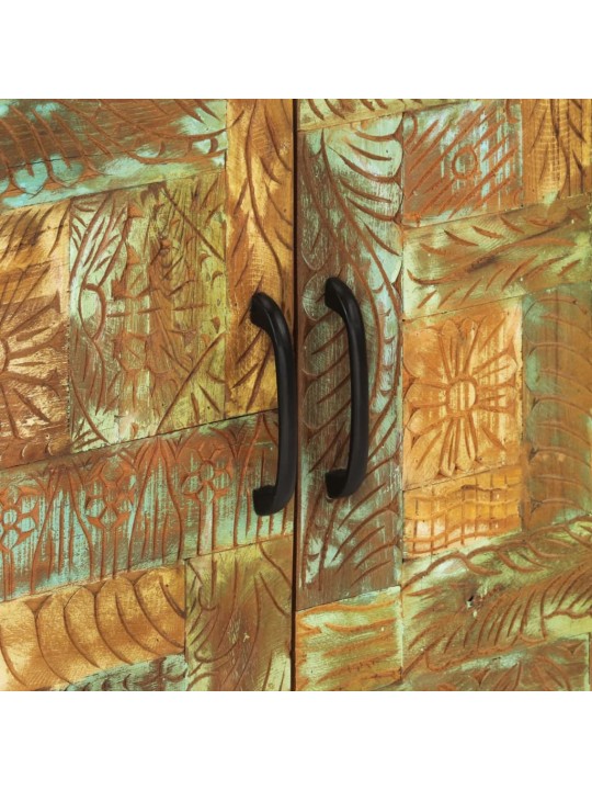 Ručně vyřezávaný příborník 55x30x75cm masivní recyklované dřevo