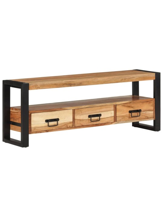 TV skříňka 120 x 30 x 45 cm masivní akáciové dřevo
