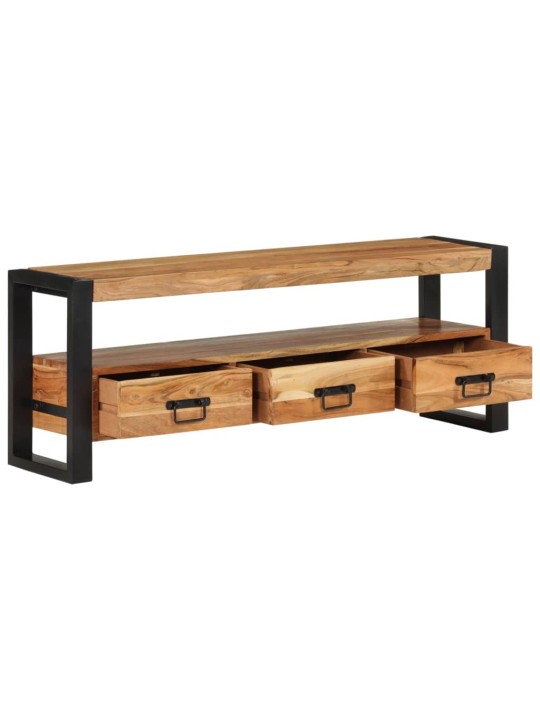 TV skříňka 120 x 30 x 45 cm masivní akáciové dřevo