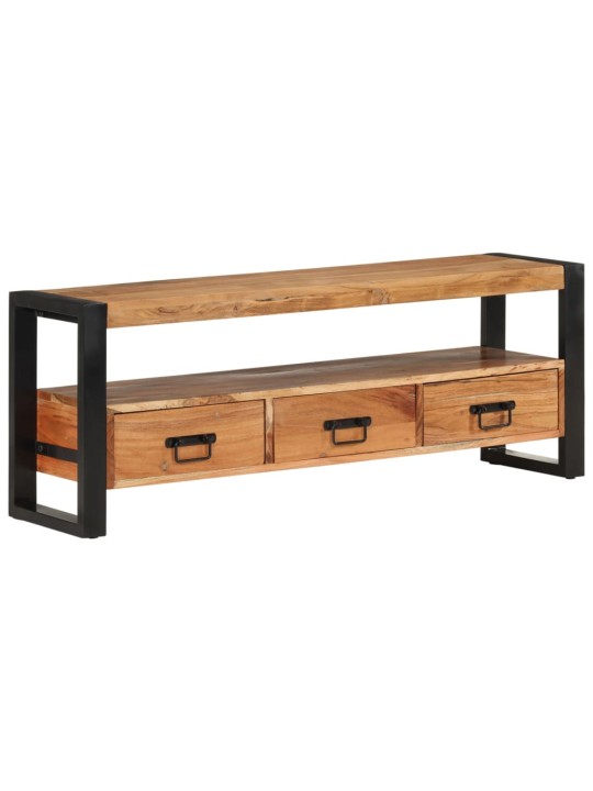 TV skříňka 120 x 30 x 45 cm masivní akáciové dřevo