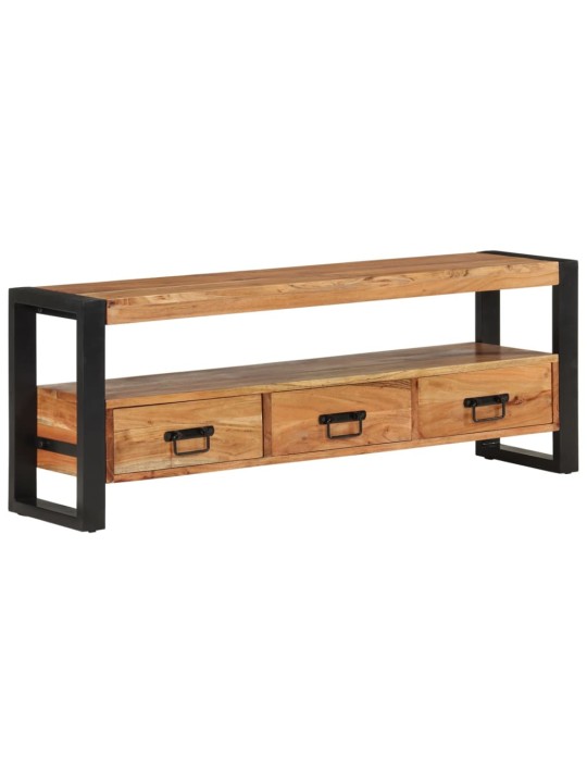 TV skříňka 120 x 30 x 45 cm masivní akáciové dřevo