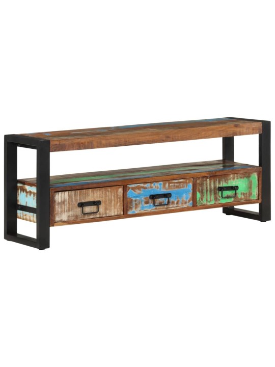 TV skříňka 120 x 30 x 45 cm masivní recyklované dřevo