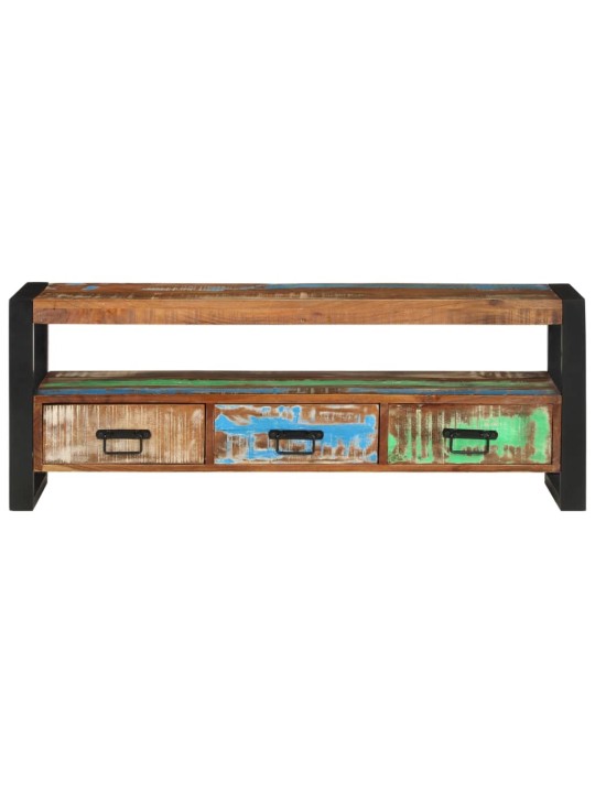 TV skříňka 120 x 30 x 45 cm masivní recyklované dřevo