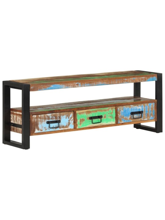 TV skříňka 120 x 30 x 45 cm masivní recyklované dřevo