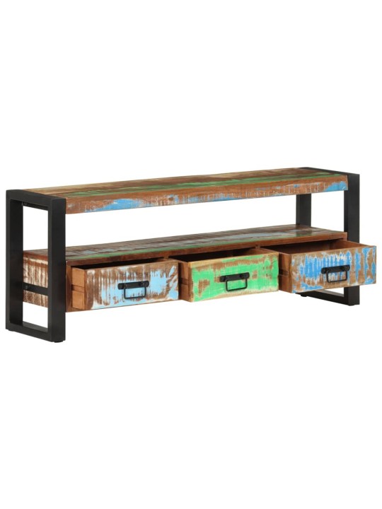 TV skříňka 120 x 30 x 45 cm masivní recyklované dřevo