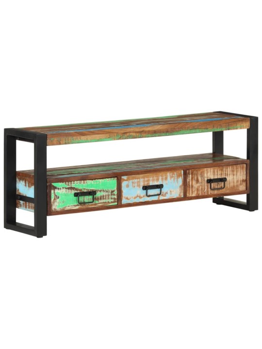 TV skříňka 120 x 30 x 45 cm masivní recyklované dřevo