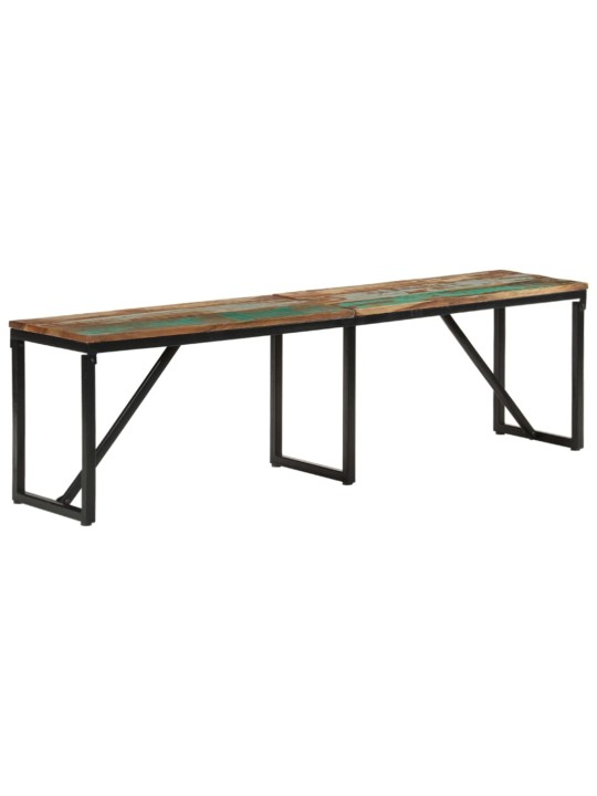 Lavice 160 x 35 x 46 cm masivní recyklované dřevo