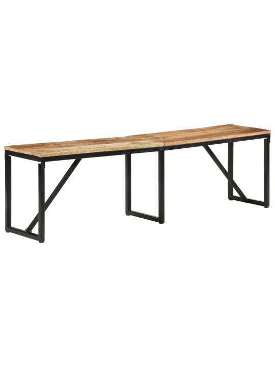 Lavice 160 x 35 x 46 cm masivní mangovníkové dřevo