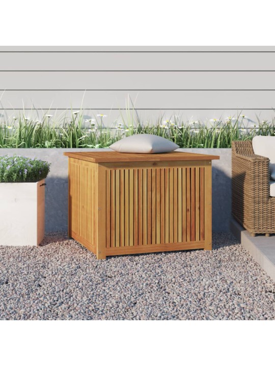Zahradní úložný box 75 x 75 x 58 cm masivní akáciové dřevo