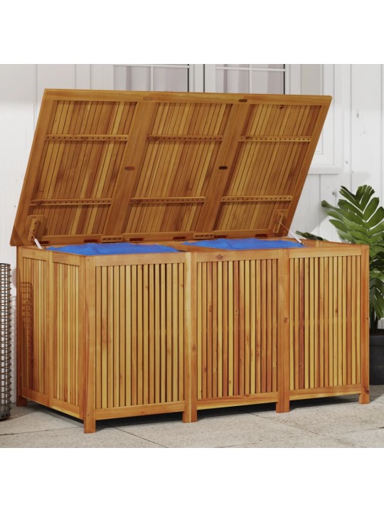 Zahradní úložný box 150 x 80 x 75 cm masivní akáciové dřevo