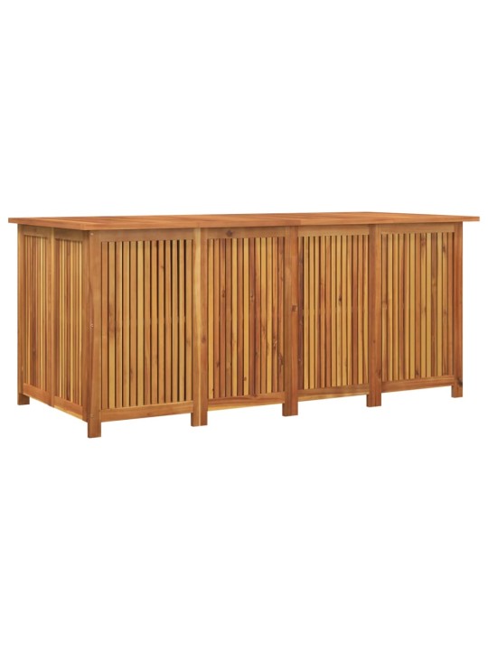 Zahradní úložný box 175 x 80 x 75 cm masivní akáciové dřevo