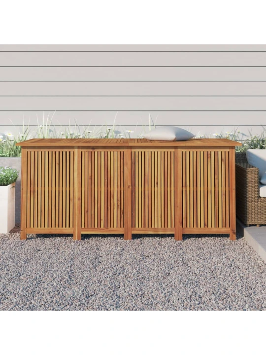 Zahradní úložný box 175 x 80 x 75 cm masivní akáciové dřevo