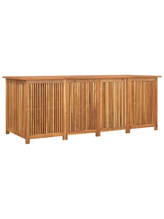 Zahradní úložný box 200 x 80 x 75 cm masivní akáciové dřevo