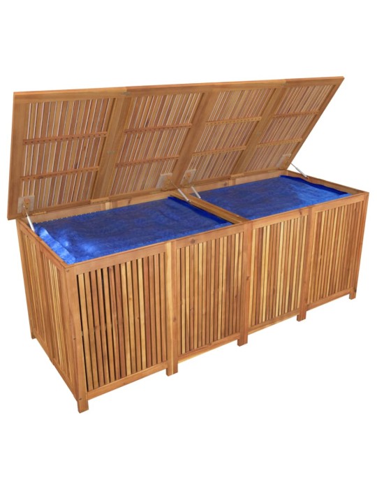 Zahradní úložný box 200 x 80 x 75 cm masivní akáciové dřevo