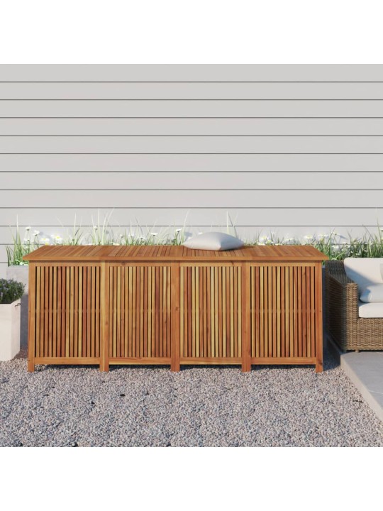 Zahradní úložný box 200 x 80 x 75 cm masivní akáciové dřevo