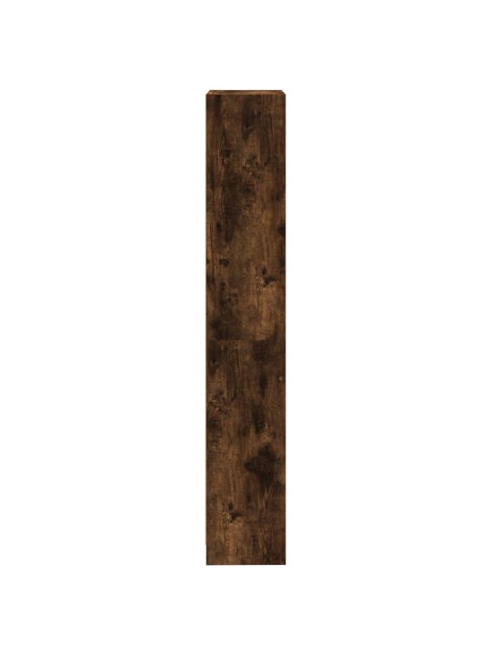4patrová knihovna kouřový dub 40 x 24 x 143 cm kompozitní dřevo