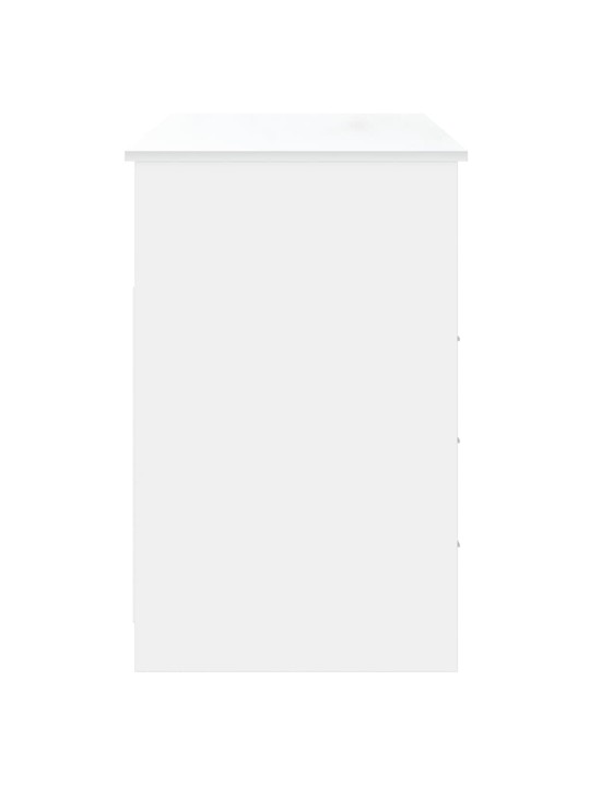 Psací stůl se zásuvkami bílý 102 x 50 x 76 cm kompozitní dřevo