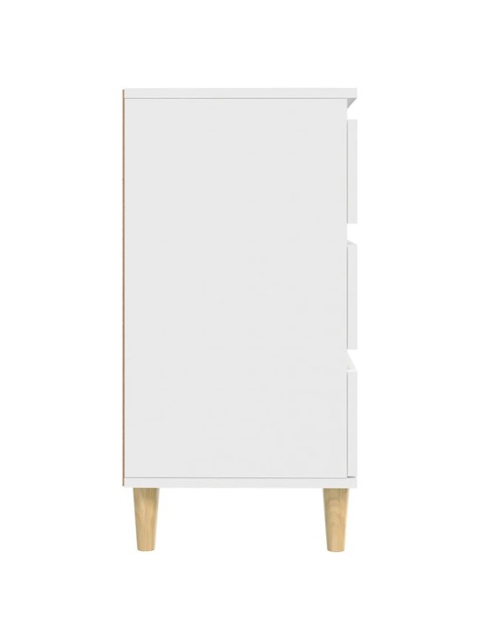 Příborník bílý 60 x 35 x 70 cm kompozitní dřevo