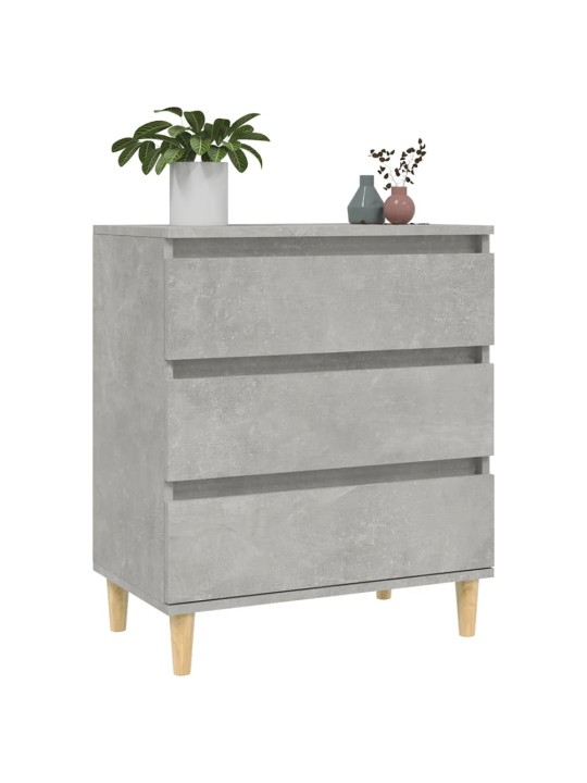 Příborník betonově šedý 60 x 35 x 70 cm kompozitní dřevo