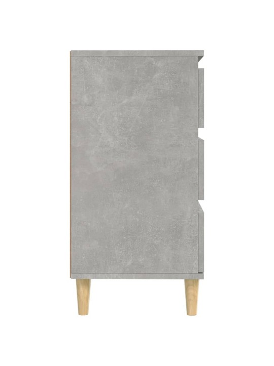 Příborník betonově šedý 60 x 35 x 70 cm kompozitní dřevo