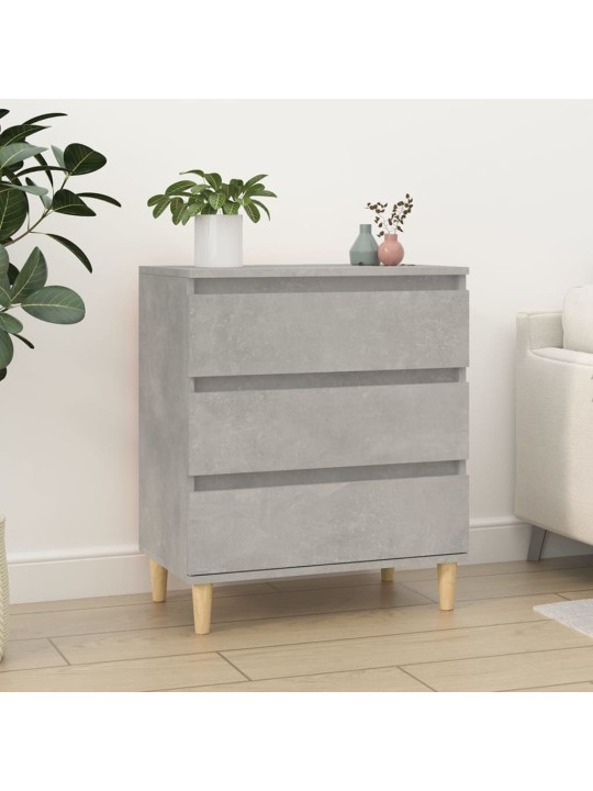 Příborník betonově šedý 60 x 35 x 70 cm kompozitní dřevo