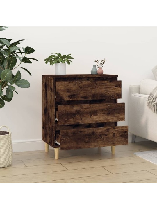 Příborník kouřový dub 60 x 35 x 70 cm kompozitní dřevo