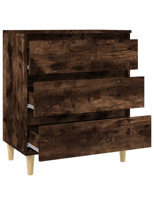 Příborník kouřový dub 60 x 35 x 70 cm kompozitní dřevo