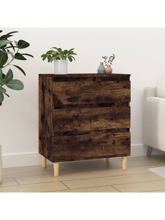 Příborník kouřový dub 60 x 35 x 70 cm kompozitní dřevo