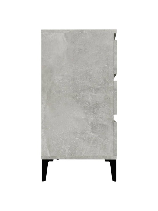 Příborník betonově šedý 60 x 35 x 70 cm kompozitní dřevo