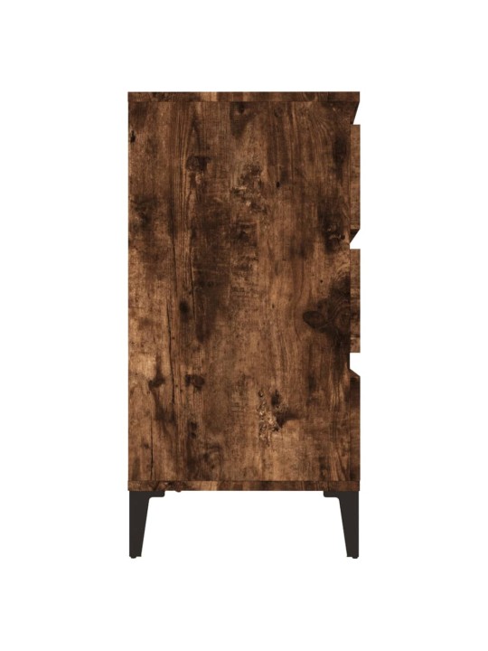 Příborník kouřový dub 60 x 35 x 70 cm kompozitní dřevo