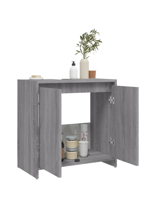 Koupelnová skříňka šedá sonoma 60 x 33 x 61 cm kompozitní dřevo